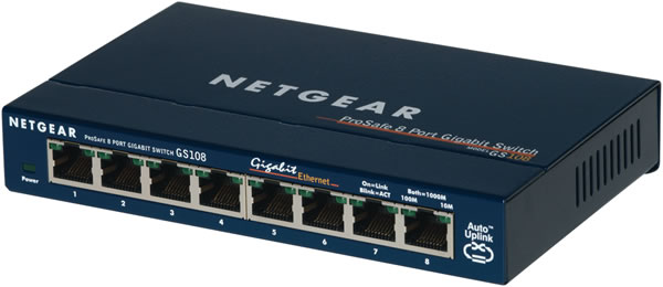 Visuel Fiche complète : NETGEAR GS108