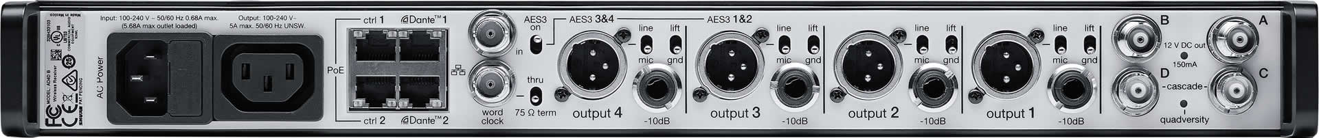 Visuel Fiche complète : SHURE AD4Q-A