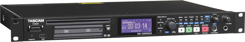 Visuel Fiche complète : TASCAM SS-CDR200